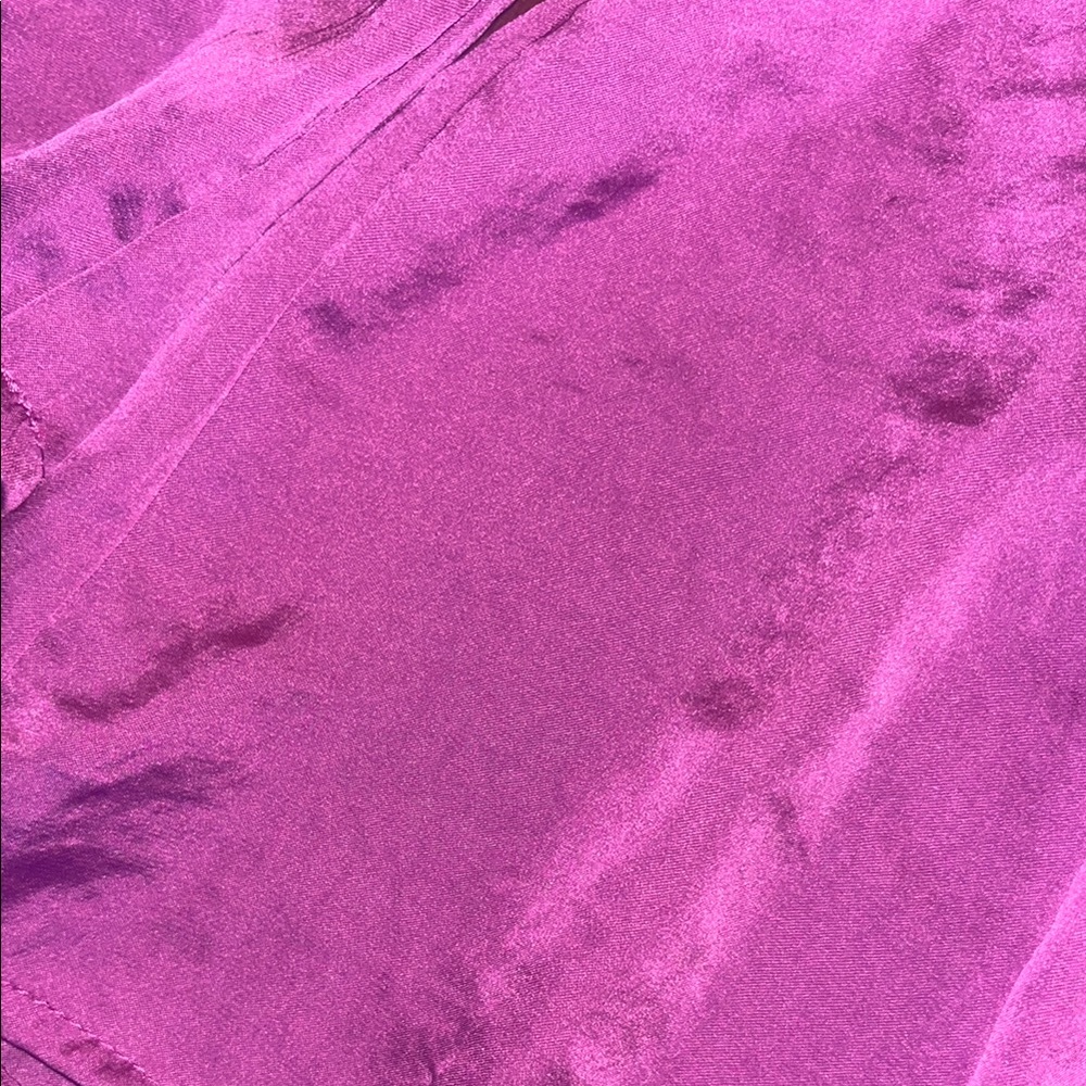 DKNY Women's Magenta Blouse - Picture 10 of 10